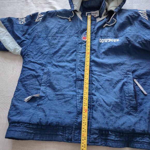Vintage Dallas Cowboy Starter NFL Jacket, Made in Korea, 90s retro Collectible - Picture 13 of 16